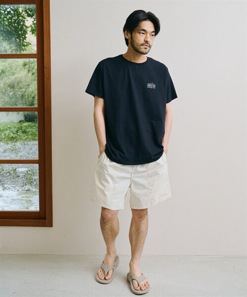 patagonia(パタゴニア)の「Patagonia / Strataspire 再生棉印花短袖上衣(その他・メンズ・白色BCW/黑色BLK・白色BCW/黑色BLK)」の17枚目の写真
