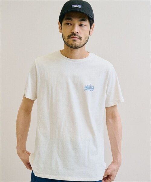 patagonia(パタゴニア)の「Patagonia / Strataspire 再生棉印花短袖上衣(その他・メンズ・白色BCW/黑色BLK・白色BCW/黑色BLK)」の3枚目の写真