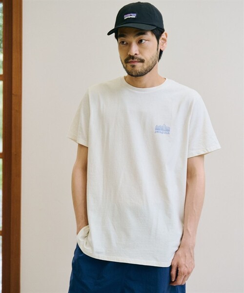 patagonia(パタゴニア)の「Patagonia / Strataspire 再生棉印花短袖上衣(その他・メンズ・白色BCW/黑色BLK・白色BCW/黑色BLK)」の5枚目の写真