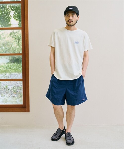 patagonia(パタゴニア)の「Patagonia / Strataspire 再生棉印花短袖上衣(その他・メンズ・白色BCW/黑色BLK・白色BCW/黑色BLK)」の8枚目の写真