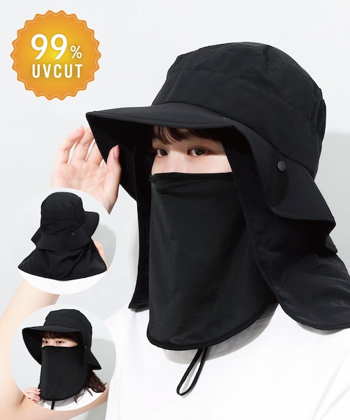 3coins(3coins)の「3WAYUVHAT(ハット・レディース・ブラック・FREE)」の1枚目の写真