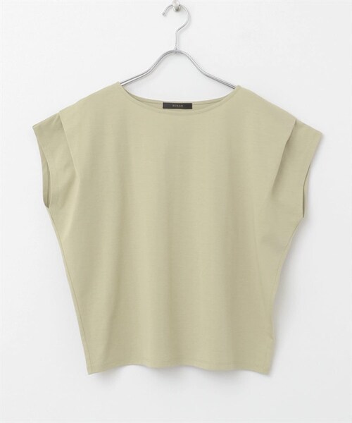 URBAN RESEARCH ROSSO WOMEN(アーバンリサーチ ロッソ)の「涼感蝙蝠袖套衫(その他・レディース・米白色/深棕色/薄荷綠・米白色/深棕色/薄荷綠)」の3枚目の写真