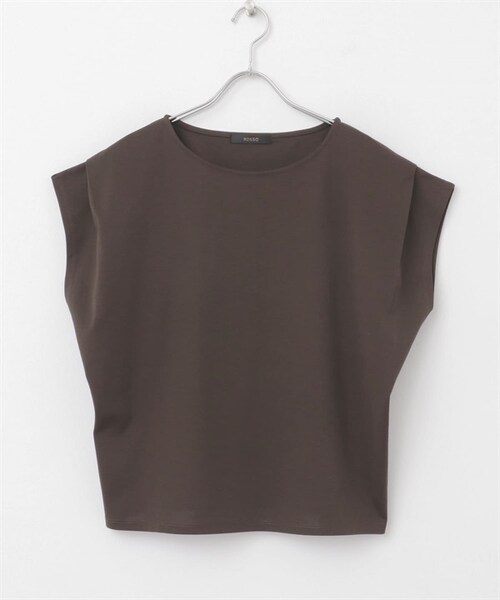 URBAN RESEARCH ROSSO WOMEN(アーバンリサーチ ロッソ)の「涼感蝙蝠袖套衫(その他・レディース・米白色/深棕色/薄荷綠・米白色/深棕色/薄荷綠)」の2枚目の写真