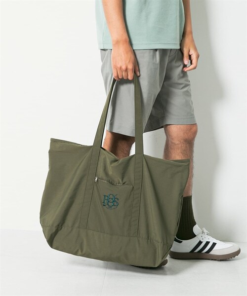 URBAN RESEARCH Sonny Label（アーバンリサーチサニーレーベル）の「OOPS / LOGO標誌托特包（その他・メンズ・黑色/卡其綠/藏青色・黑色/卡其綠/藏青色）」の9枚目の写真