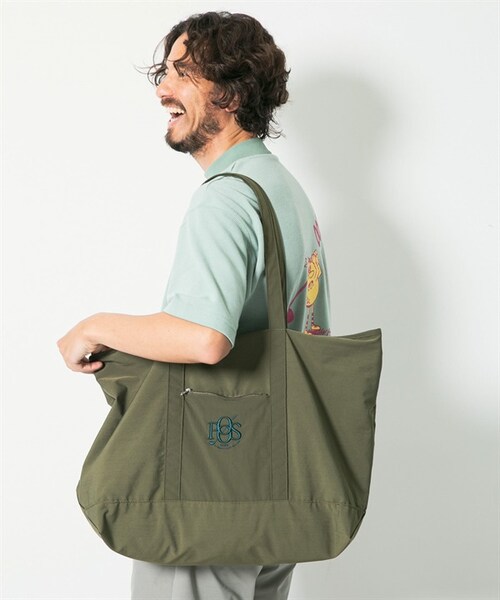 URBAN RESEARCH Sonny Label（アーバンリサーチサニーレーベル）の「OOPS / LOGO標誌托特包（その他・メンズ・黑色/卡其綠/藏青色・黑色/卡其綠/藏青色）」の7枚目の写真