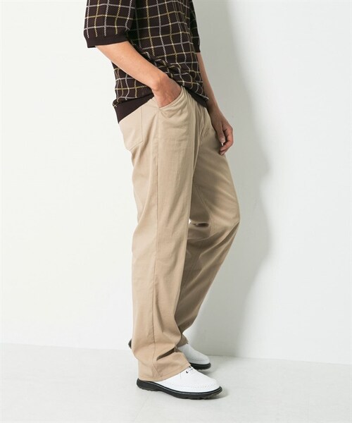 URBAN RESEARCH Sonny Label（アーバンリサーチサニーレーベル）の「OOPS / 彈性長褲（その他・メンズ・黑色/膚色/藏青色・黑色/膚色/藏青色）」の4枚目の写真