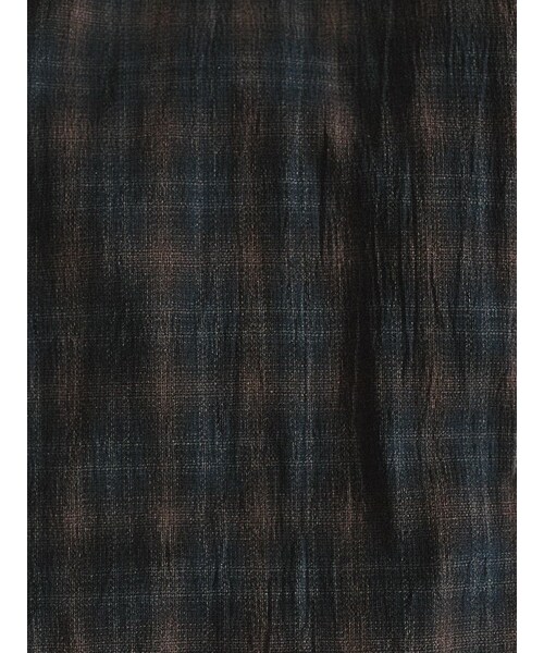 LIDNM（リドム）の「CREPE COTTON PLAID SHIRT（シャツ/ブラウス
