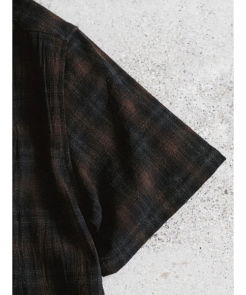 LIDNM（リドム）の「CREPE COTTON PLAID SHIRT（シャツ/ブラウス