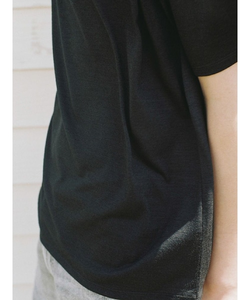LIDNM（リドム）の「MERINO WOOL BOX TEE（Tシャツ/カットソー