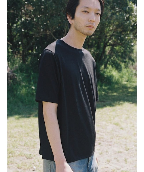 LIDNM（リドム）の「MERINO WOOL BOX TEE（Tシャツ/カットソー