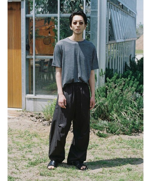 LIDNM（リドム）の「MERINO WOOL BOX TEE（Tシャツ/カットソー