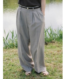 LIDNM | SUPER LIGHT WOOL TROUSERS(スラックス)