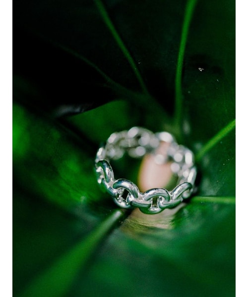 Llife(ライフ)の「Llife RIPPLE CHAIN RING(リング・メンズ・シルバー・#14/#16/#18)」の2枚目の写真
