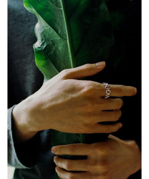 アクセサリー Llife RIPPLE CHAIN RING LIDMN LIDNM / Llife ONLINE STORE / Llife RIPPLE CHAIN RING