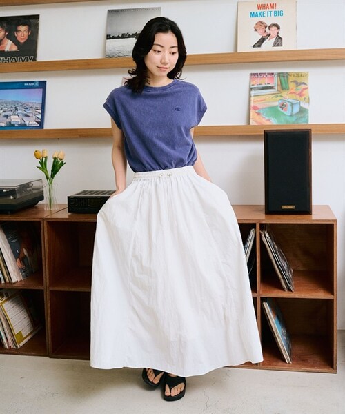 Champion（チャンピオン）の「Champion / 刺繡LOGO洗舊感法式袖上衣（その他・レディース・灰色/灰藍色/粉紫色・灰色/灰藍色/粉紫色）」の17枚目の写真