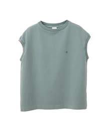 Champion | Champion / 刺繡LOGO洗舊感法式袖上衣