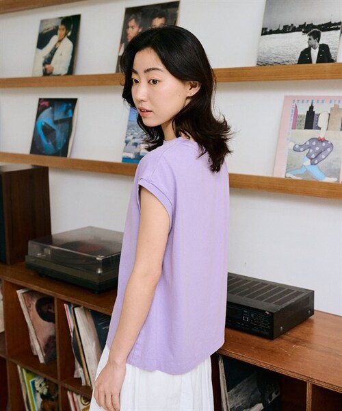 Champion（チャンピオン）の「Champion / 刺繡LOGO洗舊感法式袖上衣（その他・レディース・灰色/灰藍色/粉紫色・灰色/灰藍色/粉紫色）」の22枚目の写真