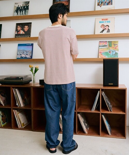 Champion(チャンピオン)の「Champion / 多色橫紋短袖T恤(その他・メンズ・原色/藏青色・原色/藏青色)」の10枚目の写真