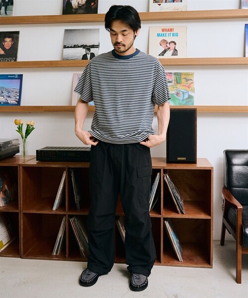 Champion(チャンピオン)の「Champion / 多色橫紋短袖T恤(その他・メンズ・原色/藏青色・原色/藏青色)」の17枚目の写真