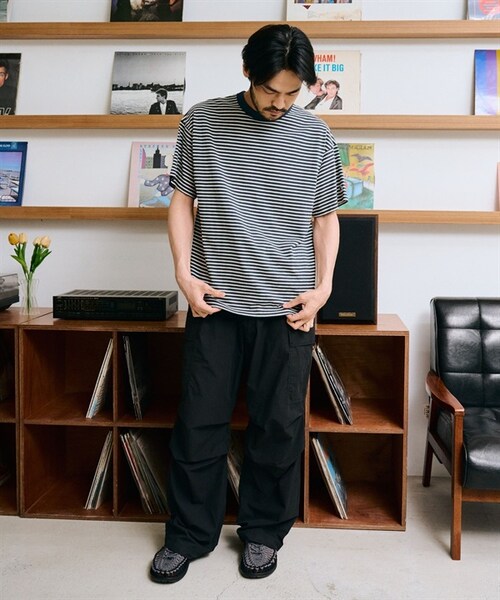 Champion(チャンピオン)の「Champion / 多色橫紋短袖T恤(その他・メンズ・原色/藏青色・原色/藏青色)」の15枚目の写真