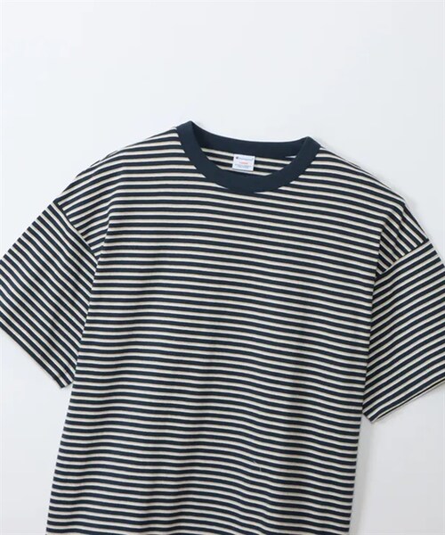 Champion(チャンピオン)の「Champion / 多色橫紋短袖T恤(その他・メンズ・原色/藏青色・原色/藏青色)」の20枚目の写真
