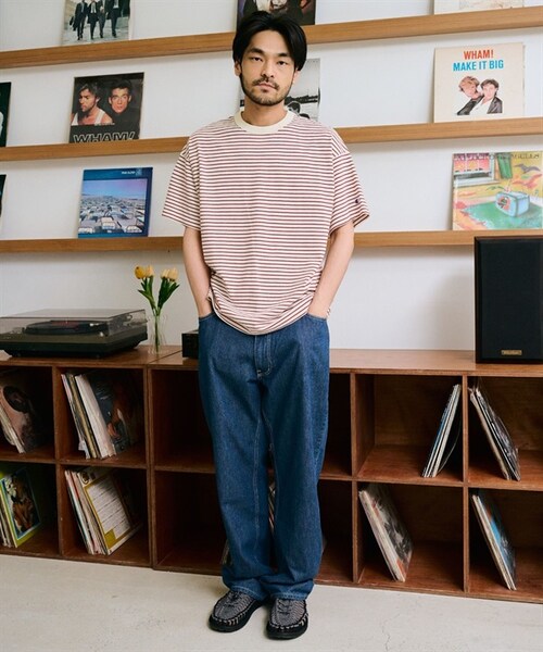 Champion(チャンピオン)の「Champion / 多色橫紋短袖T恤(その他・メンズ・原色/藏青色・原色/藏青色)」の8枚目の写真