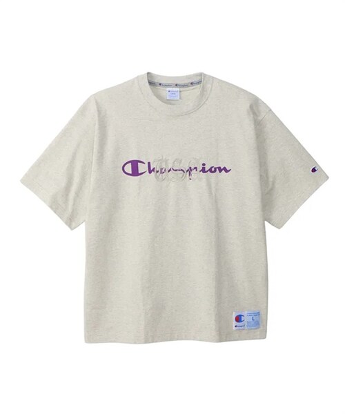 Champion(チャンピオン)の「Champion / 刺繡印花LOGO短袖 T恤(その他・メンズ・白色/黑色/燕麥色・白色/黑色/燕麥色)」の3枚目の写真