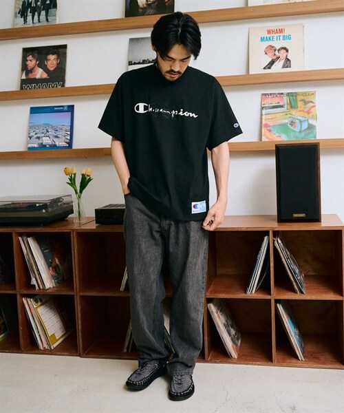 Champion(チャンピオン)の「Champion / 刺繡印花LOGO短袖 T恤(その他・メンズ・白色/黑色/燕麥色・白色/黑色/燕麥色)」の18枚目の写真