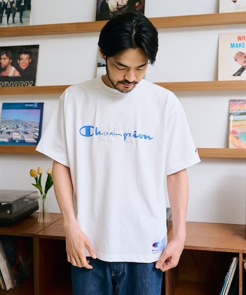 Champion(チャンピオン)の「Champion / 刺繡印花LOGO短袖 T恤(その他・メンズ・白色/黑色/燕麥色・白色/黑色/燕麥色)」の4枚目の写真