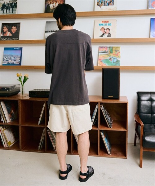 Champion（チャンピオン）の「Champion / 刺繡LOGO厚磅足球T恤（その他・メンズ・米白色/黑色・米白色/黑色）」の10枚目の写真