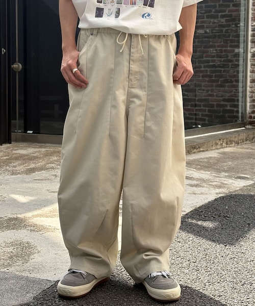 CIAOPANIC（チャオパニック）の「ワイドバルーンチノパンツ