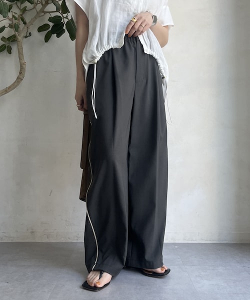 【WEB限定】サイドラインイージーパンツ