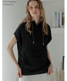 Re:EDIT（リエディ）の「フレンチスリーブアノラックパーカー - トップス通販 | 人気レディースファッション - Re:EDIT（リエディ）（フォーマルスーツ/小物・レディース）」