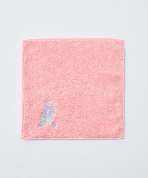 Kastane（カスタネ）の「【6色展開】B カラーミニタオル（ハンカチ/ハンドタオル・レディース・ミント/パープルその他1/イエロー/ブラック/サーモンピンク/ベージュ・F）」の6枚目の写真