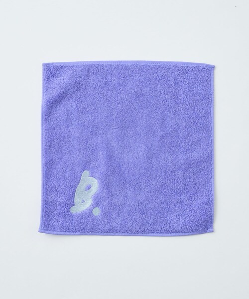 Kastane（カスタネ）の「【6色展開】B カラーミニタオル（ハンカチ/ハンドタオル・レディース・ミント/パープルその他1/イエロー/ブラック/サーモンピンク/ベージュ・F）」の4枚目の写真
