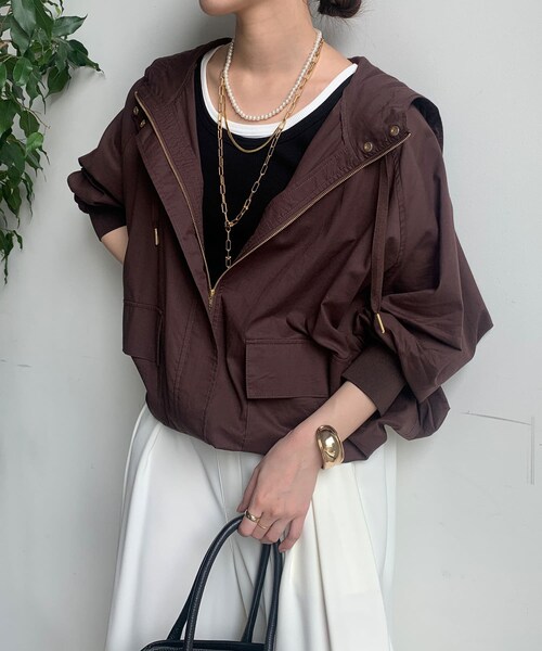 DouDou（ドゥドゥ）の「フーディージップブルゾン（）」 - WEAR