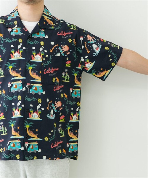 URBAN RESEARCH Sonny Label（アーバンリサーチサニーレーベル）の「夏威夷襯衫 by Monkey Studio（その他・メンズ・米色/藏青色・米色/藏青色）」の14枚目の写真