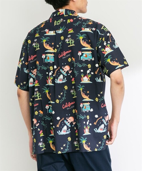 URBAN RESEARCH Sonny Label（アーバンリサーチサニーレーベル）の「夏威夷襯衫 by Monkey Studio（その他・メンズ・米色/藏青色・米色/藏青色）」の7枚目の写真