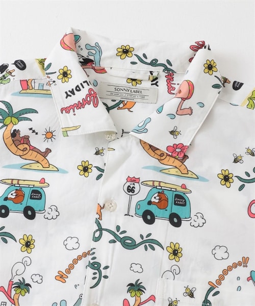 URBAN RESEARCH Sonny Label（アーバンリサーチサニーレーベル）の「夏威夷襯衫 by Monkey Studio（その他・メンズ・米色/藏青色・米色/藏青色）」の16枚目の写真