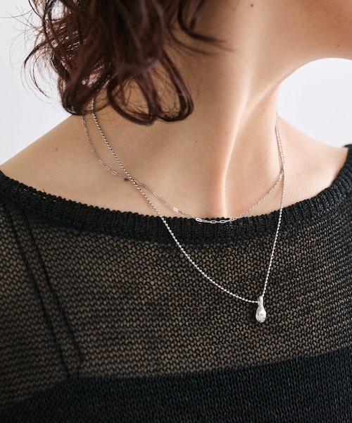 RIVE DROITE（リヴドロワ）の「予約【R.good(アールドットグッド)】レイヤードワントップネックレス（ネックレス・レディース・ゴールド/シルバー・F）」の2枚目の写真