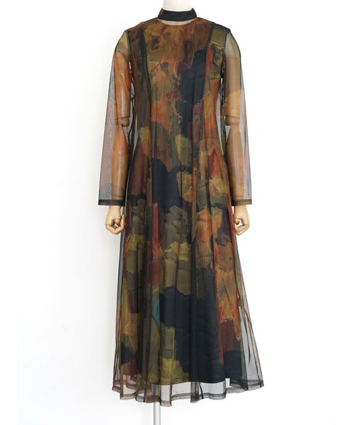 Ameri VINTAGE（アメリ ヴィンテージ）UND GYPSUM ART DRESS