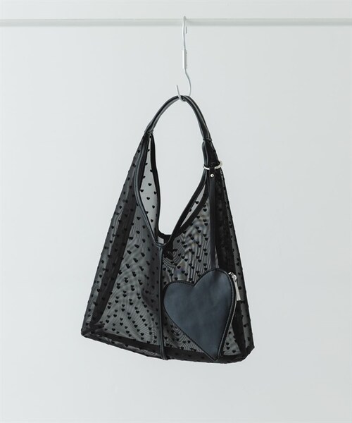 RODE SKO（ロデスコ）の「愛心半透明三角手提包（その他・レディース・黑色/膚色・黑色/膚色）」の16枚目の写真