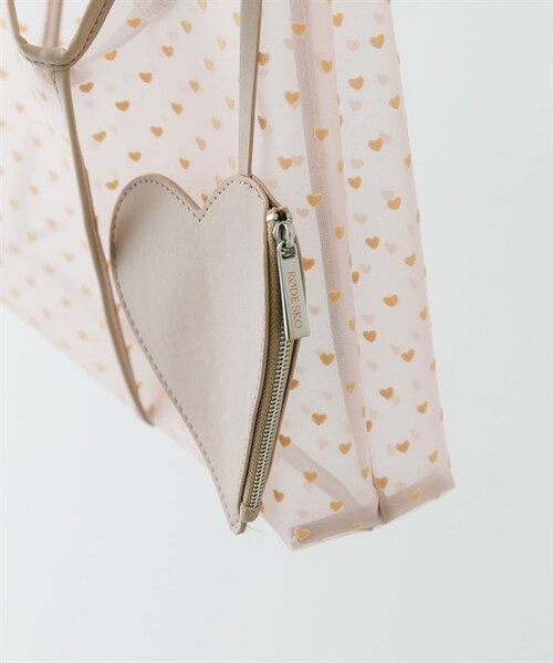 RODE SKO（ロデスコ）の「愛心半透明三角手提包（その他・レディース・黑色/膚色・黑色/膚色）」の7枚目の写真