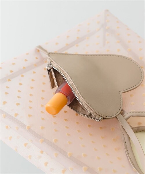 RODE SKO（ロデスコ）の「愛心半透明三角手提包（その他・レディース・黑色/膚色・黑色/膚色）」の9枚目の写真