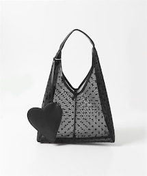 RODE SKO | 愛心半透明三角手提包