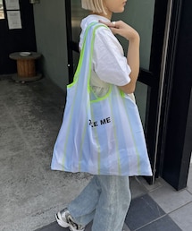 Lattice | ストライプロゴエコバッグ(エコバッグ/サブバッグ)