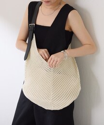 COLLAGE GALLARDAGALANTE | 【PAPILLONNER/パピヨネ】メッシュラウンドバッグ(バッグ)