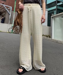 CIAOPANIC TYPY | レース編みニットフレアパンツ(パンツ)