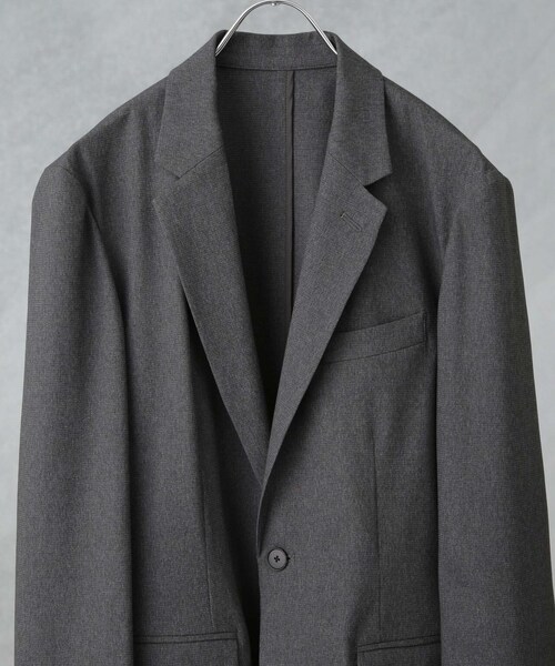 BEAVER(ビーバー)の「「Damerino」DotAir(R)ミニホールストレッチセットアップ/吸水速乾(ジャケット/アウター・メンズ・D.グレー/D.ネイビー・S/M/L/XL)」の6枚目の写真