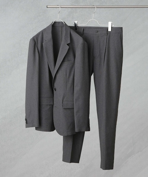 BEAVER(ビーバー)の「「Damerino」DotAir(R)ミニホールストレッチセットアップ/吸水速乾(ジャケット/アウター・メンズ・D.グレー/D.ネイビー・S/M/L/XL)」の1枚目の写真